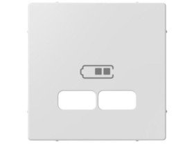 MERTEN SYSTEM M Płytka czołowa gniazda ładowania USB biały active MTN4367-0325 SCHNEIDER ELECTRIC