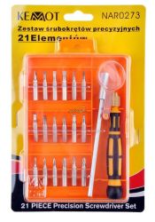 ZESTAW ŚRUBOKRĘTÓW PRECYZYJNYCH 21 SZT