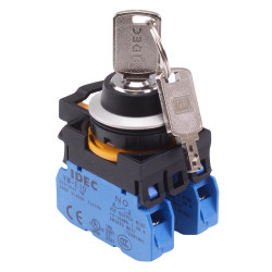 CW4K-3AE20 3 Position Metallic Maintained Key Switch 2NO IP65 IDEC