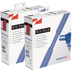 HellermannTyton 300-30952 Heatshrink tube red 9.50mm 2:1 shrink 5m length