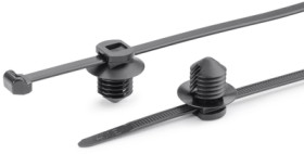 Cable tie, PA, (L x W) 200 x 4.6 mm, bundle-Ø 4 to 45 mm, black, -40 to 105 °C, 156-00120