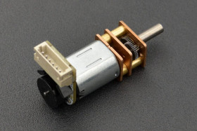 Micro Metal Geared Motor with Encoder - 6V 155RPM 100:1