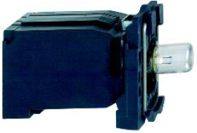 Zestaw świetlny z korpusem/kołnierzem mocującym z żarówką BA9s 400V ZB5AV5