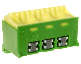 Blok samozacisków QC 63A zielony 14 przyłączy 33x60x34mm KN14E
