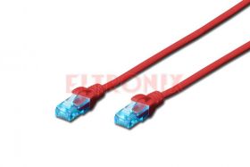 PATCH CORD UTP5E 5M CZERWONY DIGITUS