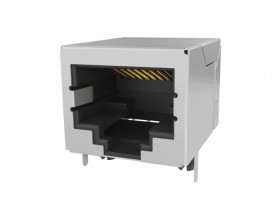 Złącze Ethernet Żeński Złącze we/wy Przewlekany Cat3 Amphenol Communications Solutions 1-żyłowe