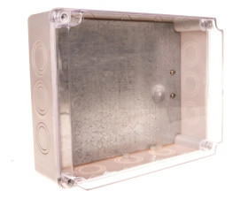 Obudowa 198x248x96mm IP65 z płytą montażową OH-4A.3 Hermet Box 29.43