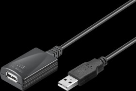 95439 USB 2.0 active extension, A-plug/A-socket, 5 m