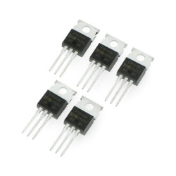 Tranzystor P-MOSFET IRF9540 - THT - 5szt.