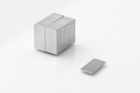 20x10x1 mm Cuboidal N38 Neodymium Magnet