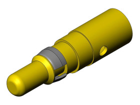 Styk złącza D-Sub FCT from Molex MęskiPołączenie zagniatane Zasilanie rozmiar 8 → 10AWG