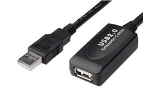 KABEL USB A/A PRZEDL. AKTYWNY 15M