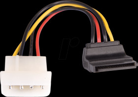 93030 S-ATA power adapter, angled, 0.12 m