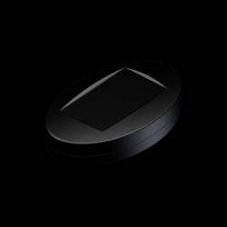 Teko - seria OVOTEK (OK2-B.9) - obudowa owalna w kolorze czarnym (165,3 x 103,2 x 38,5 mm)