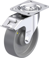 Blickle 855873 L-PO 125KA-FI-ELS Rolka obrotowa z blachy stalowej Średnica koła: 125 mm Maksymalne obciążenie: 250 kg 1