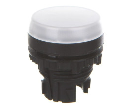 OSMOZ Główka sygnalizatora 22mm biała z podświetleniem 024160