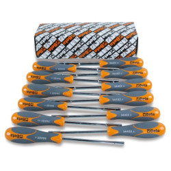 Zestaw wkrętaków nasadowych, dł. ostrza: 125 mm, dł. całkowita: 257 mm, końcówka: Sześciokątna