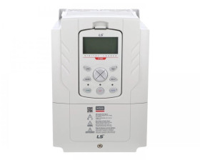 Przemiennik częstotliwości LSIS serii H100 (HVAC) 7,5kW 3x400V AC filtr EMC C3 klawiatura LED LSLV0075H100-4COFN