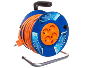 Przedłużacz bębnowy 4-gniazda z/u 25m H05VV-F 3G1,5 P19425