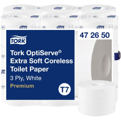 TORK 472650 T7-System Toilet paper 3-ply Tubeless 18 pcs
