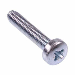 M3 x 16mm Pozidrive Pan Head Machine Screw - Pack of 100