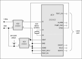 1-Wire Temperature/Data Logger with 8KB Datalog Memory