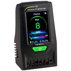 PCE Instruments PCE-RCM 10 Dust Meter PM2.5/PM10 Temp &amp; Humidity Display