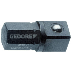 Gedore 2000245 Insert Holder 1/4&quot; 6-point - 1/4&quot; 4-point short
