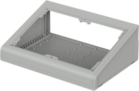 ABS enclosure, (L x W x H) 199 x 290.9 x 100 mm, light gray, IP40, 45620145