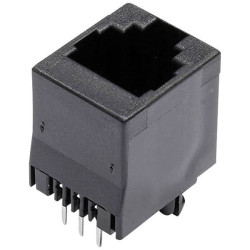 econ connect MJTN88A Modular mounted Socket 8 pins vertical black