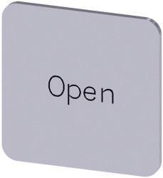 Tabliczka opisowa Siemens 3SU1900-0AF81-0DW0 (S x W) 22 mm x 22 mm Open 10 szt.