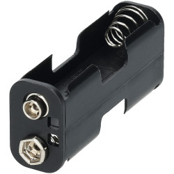 Comfortable BH-322-1B 2 x AA Press Stud Battery Holder