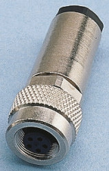 Złącze okrągłe 7-pinowe M9 Kabel Gniazdo binder Żeńskie IP67 712