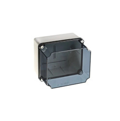 IP65-IP67 Puszka hermetyczna wysoka LIGHT 155x179x160 pokrywa transparentna, gładka