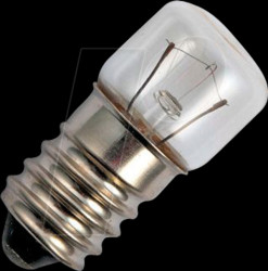143539300 E14 T16x35, 24 V, 208 mA, 5 W, C2V, 2K hrs, clear