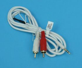 2xWT.RCA-&gt;1xWT.JACK 3,5 ST 1,5mb BIAŁ.VI