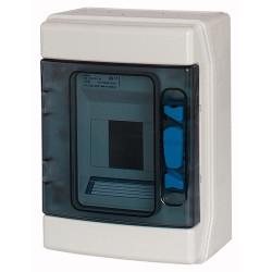 Obudowa ogólnego użytku ABS, Plastik szerokość zew. 166 mm długość zew. 110 mm wys. zew. 231 mm Eaton IP65 Szary