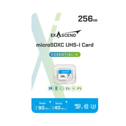 Karta Micro SD MicroSDXC, 256 GB, Exascend Essential X