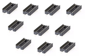 Opencircuit IC socket 16 pins - 10 pcs