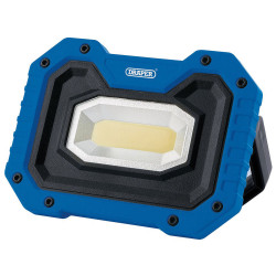 Draper 87836 5W COB LED Work Light - 500 Lm (Blue, 4 x AA Batteries Supplied)