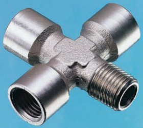 Złączka pneumatyczna R 1/8 męskie G 1/8 żeńskie Legris Adapter gwintowany krzyżakowy