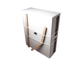 Obudowa pusta S3D 800x1000x300mm IP55 szara stalowa NSYS3D81030D