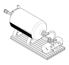 Regulator z busterem pneumatyczny, seria: DPA, maks. ciśnienie wlot: 8bar, KD4, QS-10, Tłumik
