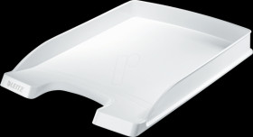 52370001 Leitz Plus Letter Tray, Slim, white
