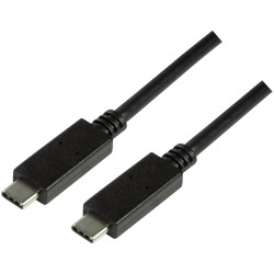LogiLink CU0129 USB 3.2 USB-C cable black 1.00 m