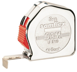 Miara taśmowa dł. 2m SAM szer. 16 mm Jednostki metryczne