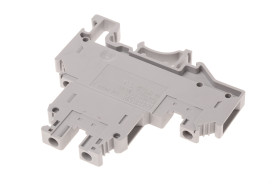 Dwurzędowa złączka szynowa Phoenix Contact poziomy: Podwójny 24 → 12AWGŚruba UKKB 5 32A 500 V