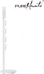 PM-VAC-81 Puremounts universal vacuum cleaner stand, white