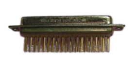 Złącze D-Sub 37-pinowe Męski Kąt prosty Montaż na panelu Złocenie na niklu