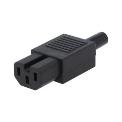 Wtyk komp. na kabel IEC60320 C15 żeński zasil.10A 250VAC